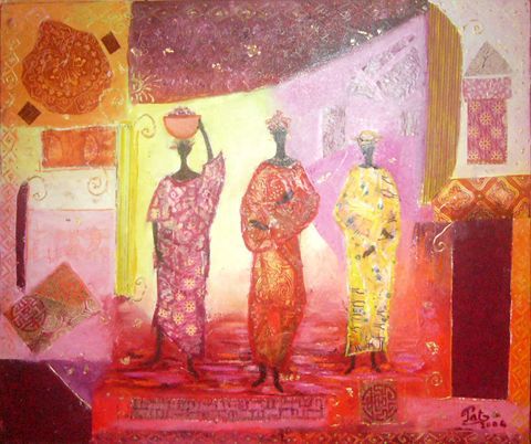 Femmes africaines - Peinture - PAT
