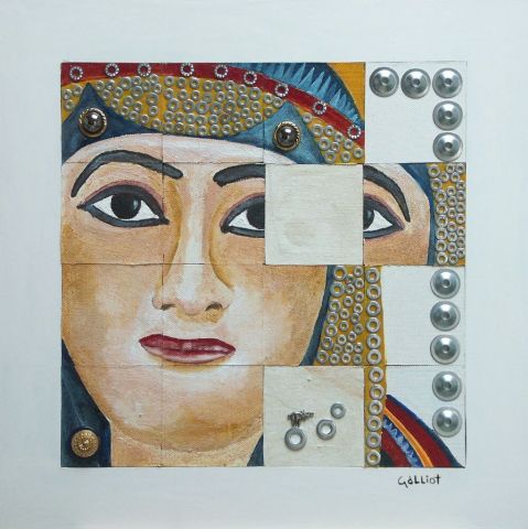 L'artiste Michel Galliot - Femme d'Egypte