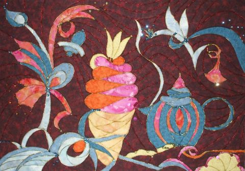 le chaud froid de sa majeste - Art textile - anny daprey