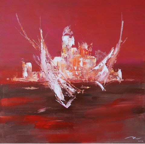 L'artiste Michael Aksamit - Baie de Collioure