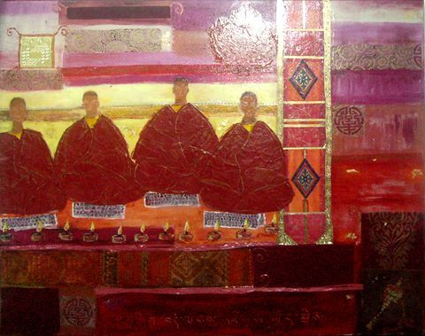 Bouddha - Peinture - PAT