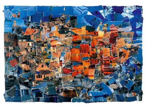 maisons de mer - Collage - pup