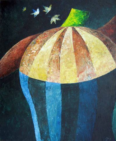 Bird circus - Peinture - Jembi