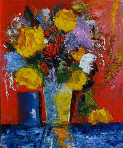 Bouquet - Peinture - Raoul RIBOT