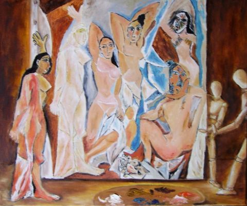 L'artiste Geraldine STREICHERT - hommage a Picasso