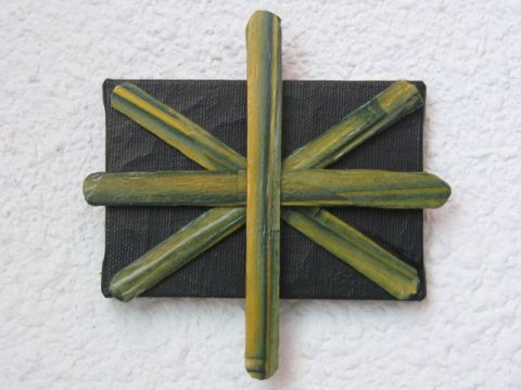 L'artiste jcreations34 - Croix basque verte