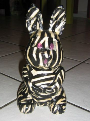 L'artiste jcreations34 - Un lapin zebre