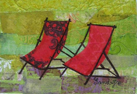 chaises longues - Collage - SandJ