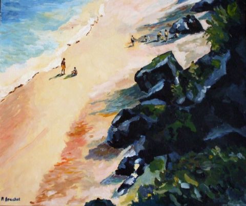 L'artiste pascal brachet - la plage