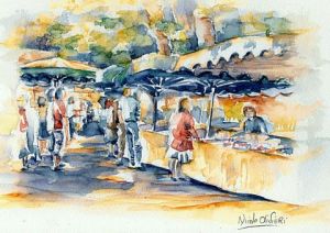 Voir cette oeuvre de nicole olivieri: Marche provencal