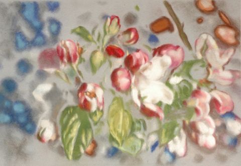 Fleurs - Peinture - Janick Poncin