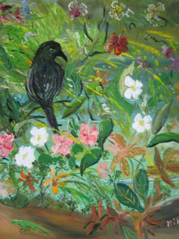 oiseau des iles - Peinture - kikisse