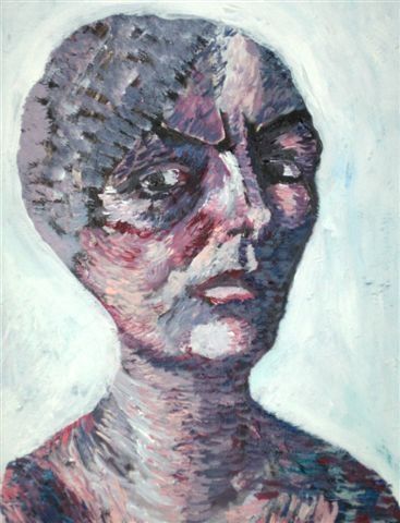 Autoportrait 2006 - Peinture - Anna Demadre-Synoradzka