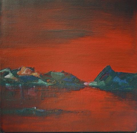 Rouge passage - Peinture - Marcel LOUARGANT
