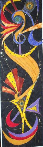 l equilibriste - Art textile - anny daprey