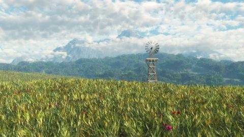 Le temps des moissons - Art numerique - Cactus42