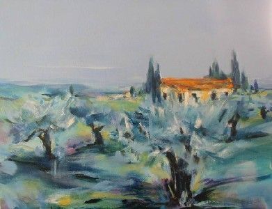 Terre provencale - Peinture - martignac