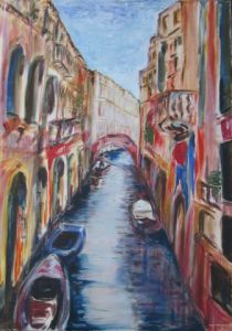 Voir cette oeuvre de Sylvie Vergnaud Perron: Traversee a Venise