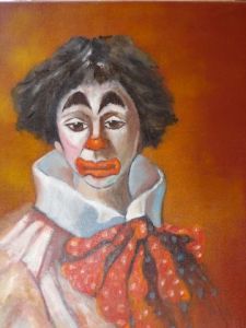 Peinture de criselod: zozo le clown