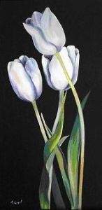 Voir cette oeuvre de cuquel: les tulipes blanches