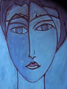 Voir cette oeuvre de marco: portrait bleu