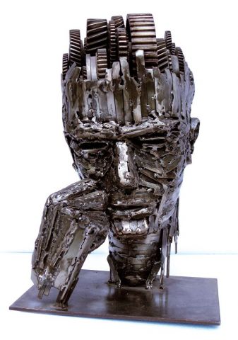 MORAL D’ACIER - Sculpture - thierry benenati