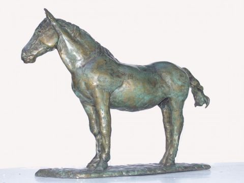 cheval  - Sculpture - Gines