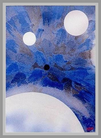 Planetes et Asteroides - Peinture - Mirosso