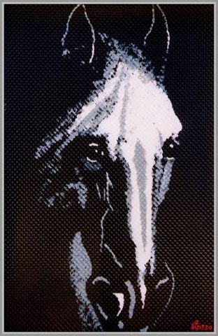 Ombre equine - Peinture - Mirosso