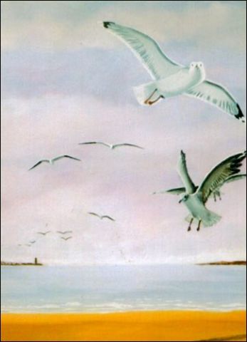 oiseaux liberte - Peinture - trezeguet-mutti