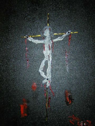 L'artiste JD - crucifiction
