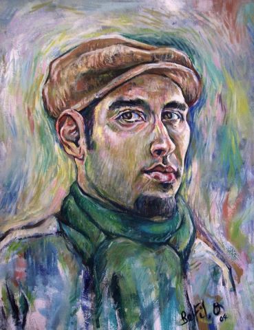 L'artiste belfil omar - autoportrait