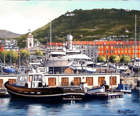 Port de Nice 2 - Peinture - Marcel BOOS