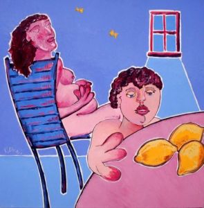 Voir cette oeuvre de Francis DENIS: Maternite aux trois citrons