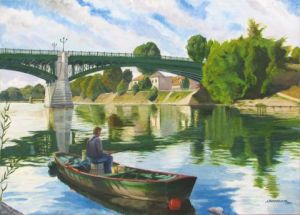 Voir cette oeuvre de Jean-Louis BARTHELEMY: Pecheur sur la Marne