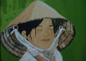 Voir le détail de cette oeuvre: Petite fille vietnamienne reflexion