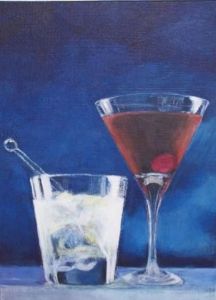 Voir cette oeuvre de Angela Carr: Cocktails for Two