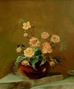 Voir cette oeuvre de Liliane Liebenow: Bouquet de roses