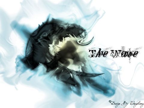The Wave la vague - Art numerique - zhugeliang
