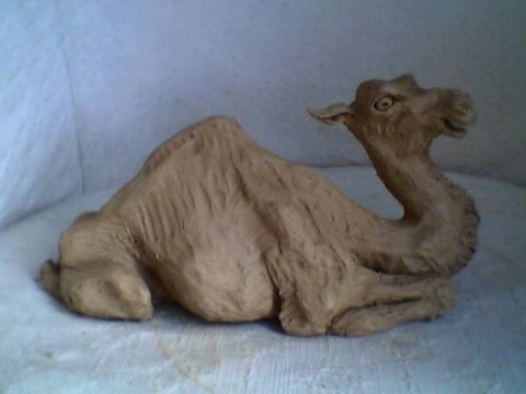le lama - Sculpture - orla