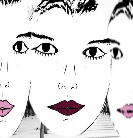 les trois visages - Art numerique - Almane