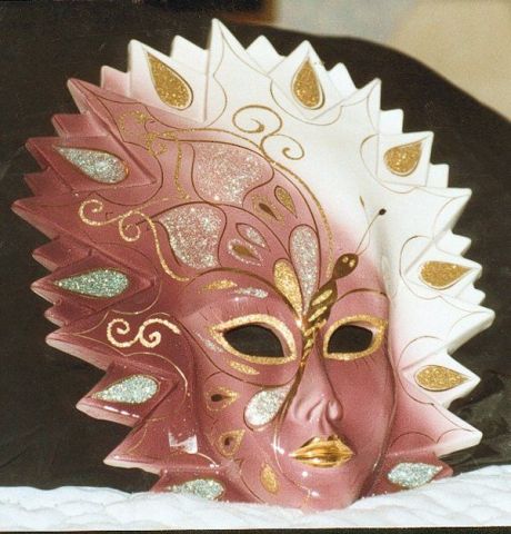 L'artiste Monette O'Neill - Masque de Venise