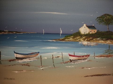 DANS LE GOLFE - Peinture - J-PAUL TAILLANDIER