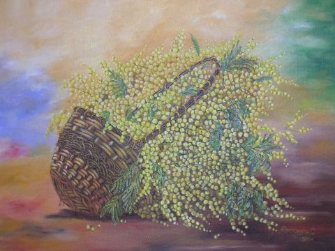 mimosa - Peinture - coco
