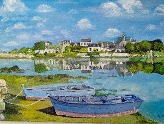Ilot Saint Cadot - Morbihan - Peinture - Andre