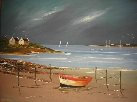 LA BARQUE - Peinture - J-PAUL TAILLANDIER