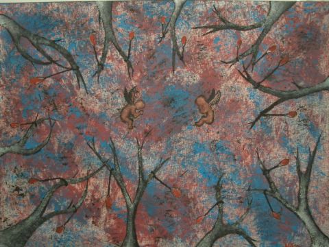 arbres a naissances - Peinture - tazmaniko