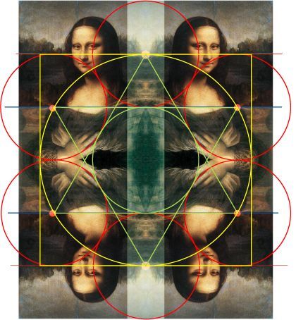 Les geometries sacrees de Mona Lisa  - Art numerique - Gaspard
