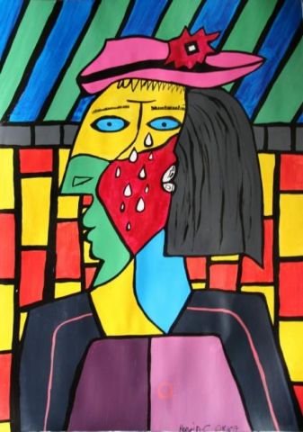 Facon Picasso - Peinture - Noisette