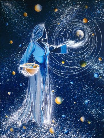 La semeuse - Peinture - CATHERINE LESECQ
